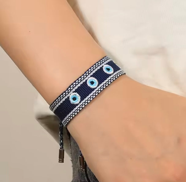 Evil eye Bracelet Navy(Multi eye)