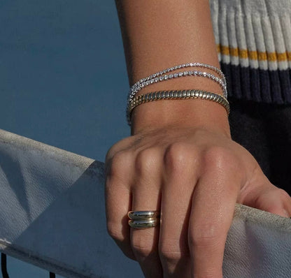 Tennis adjustable bracelet