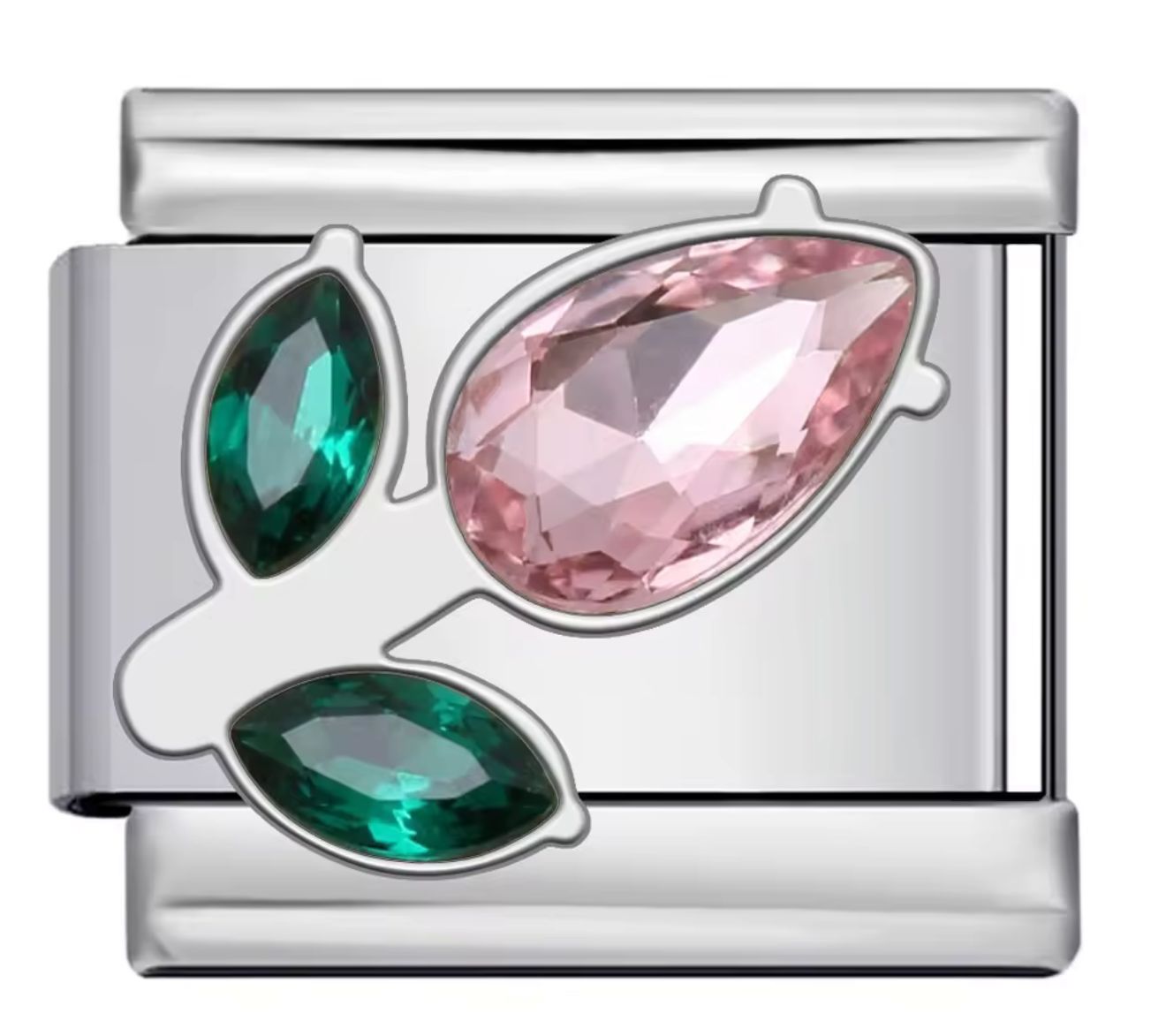 Tulip Charm Silver