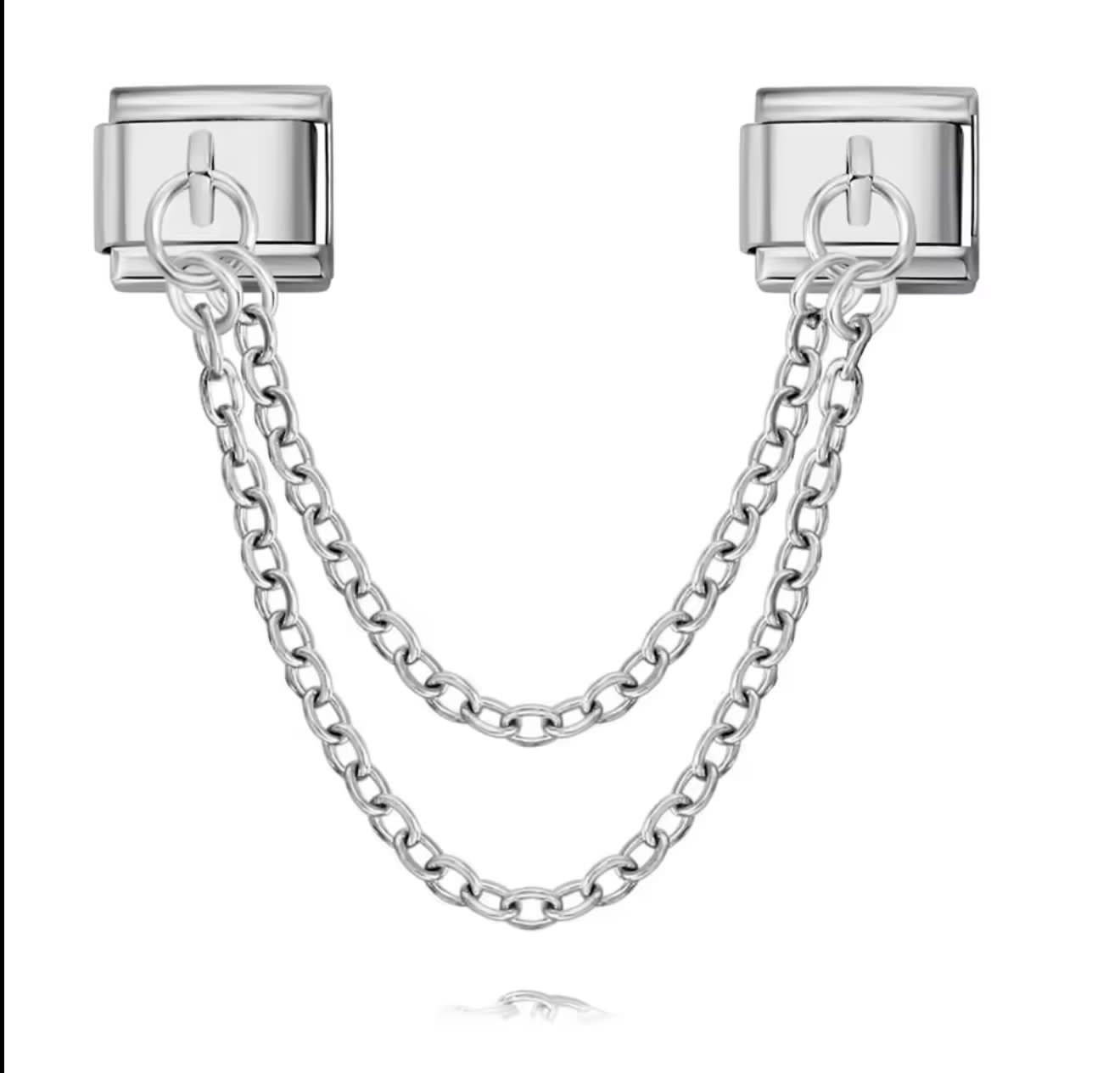 Layered Charm Silver
