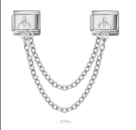 Layered Charm Silver