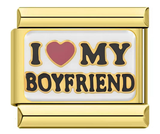 I love my boyfriend charm