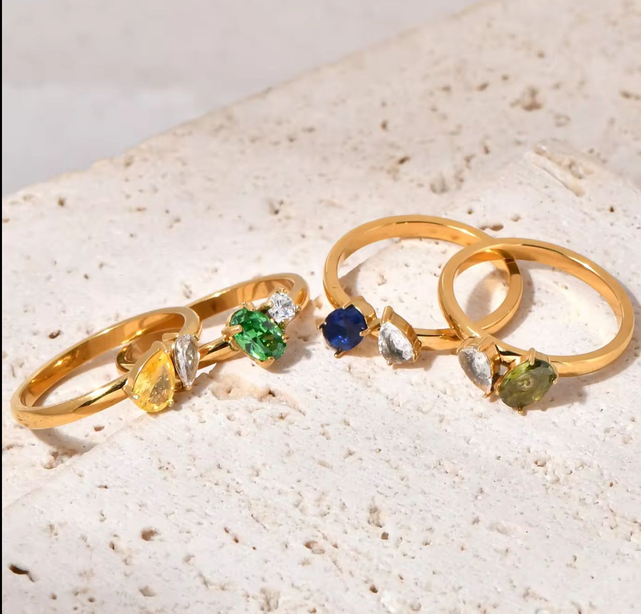 Colourful Stone ring