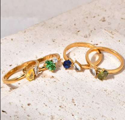 Colourful Stone ring