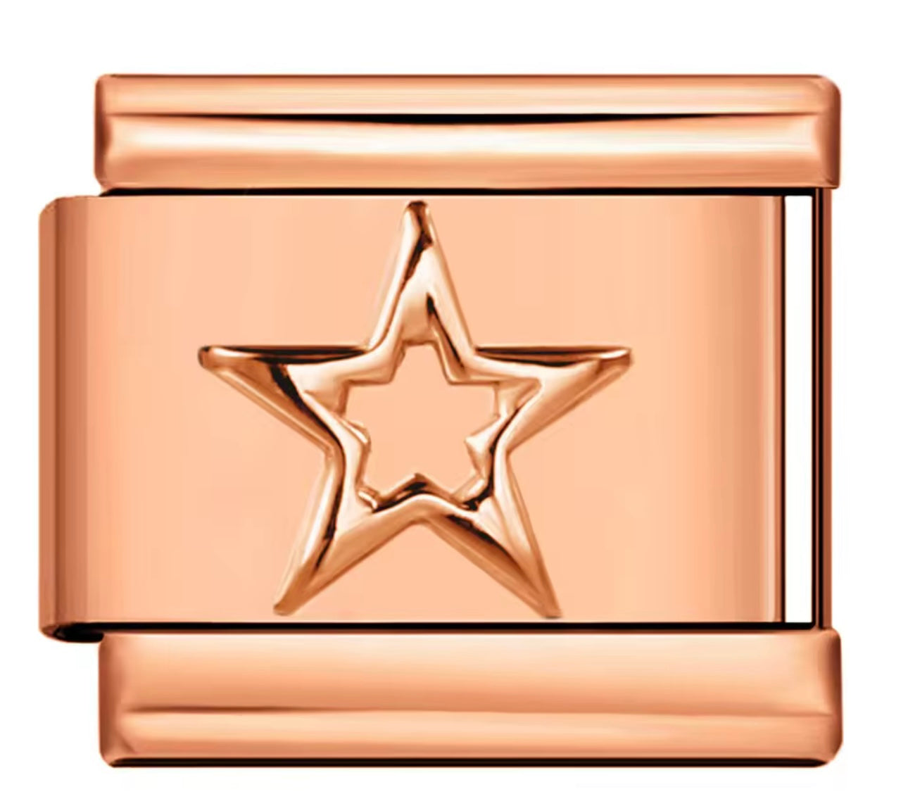 Star Rose gold  Charm