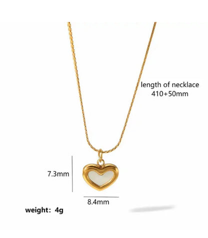 Golden Heart Necklace