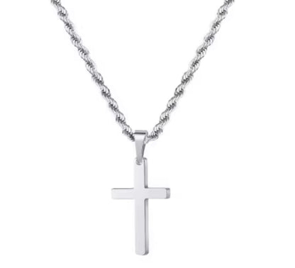 Men’s cross twist chain