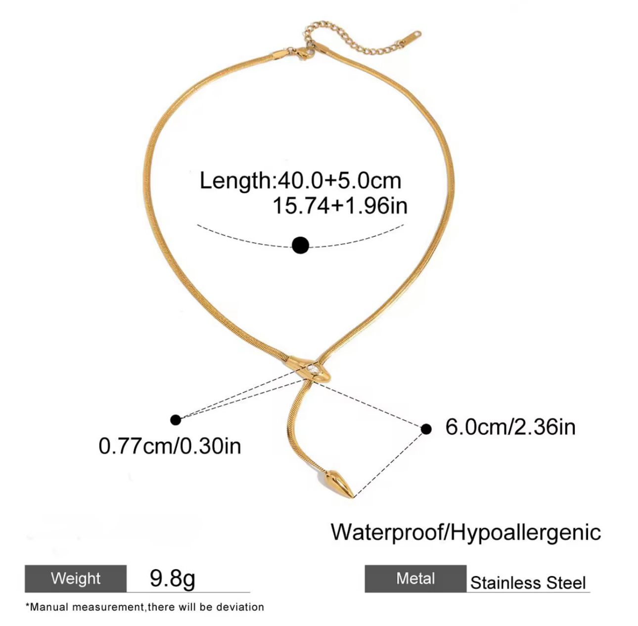 Snake chain Necklace