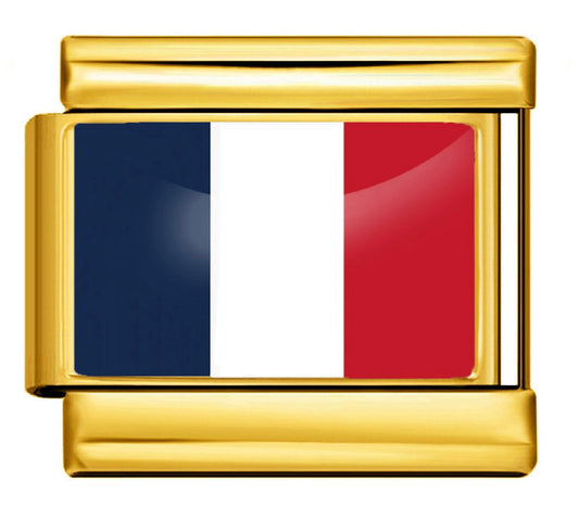 Gold base France Charm