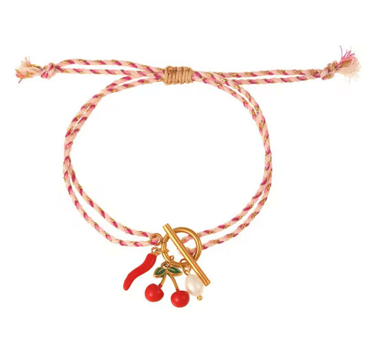 Rope Charm Bracelet