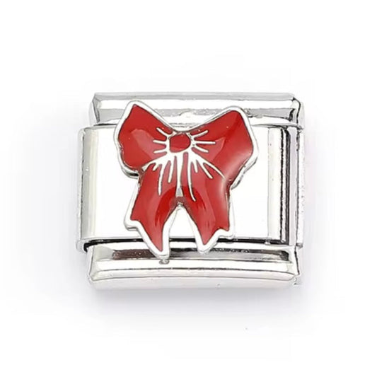 Red Bow Charm