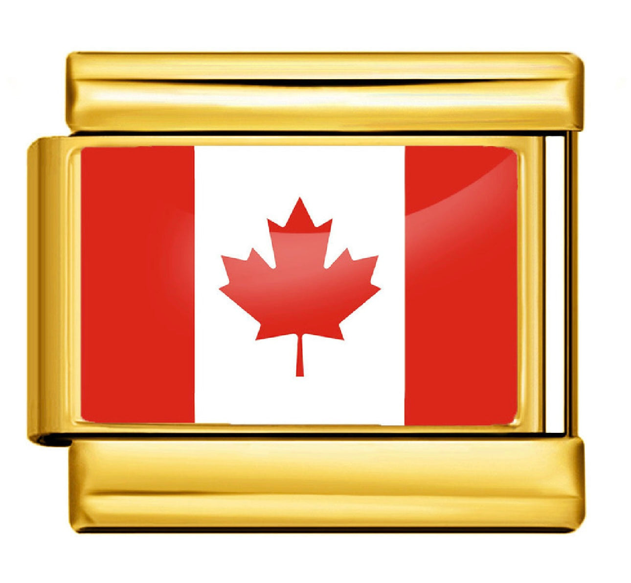 Gold base Canada Charm