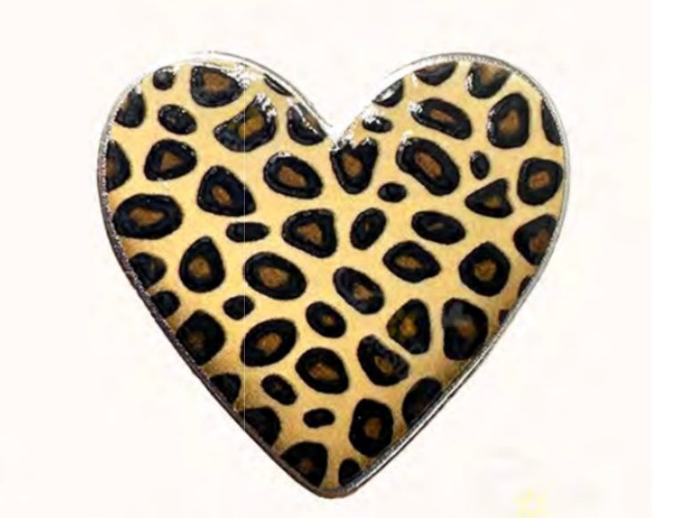 Cheetah heart Badge