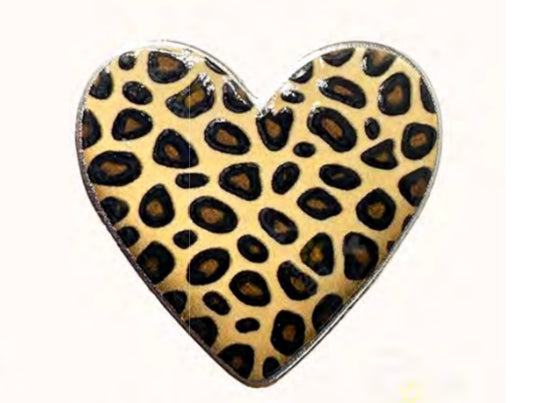 Cheetah heart Badge