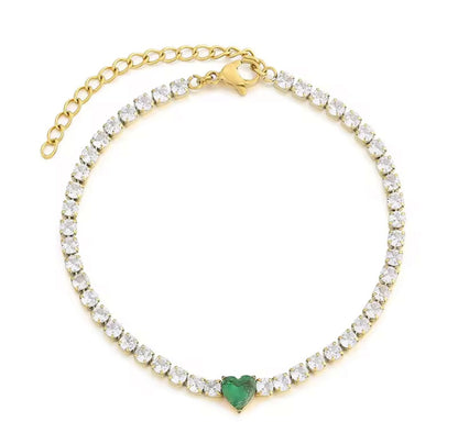 Tennis heart Bracelet