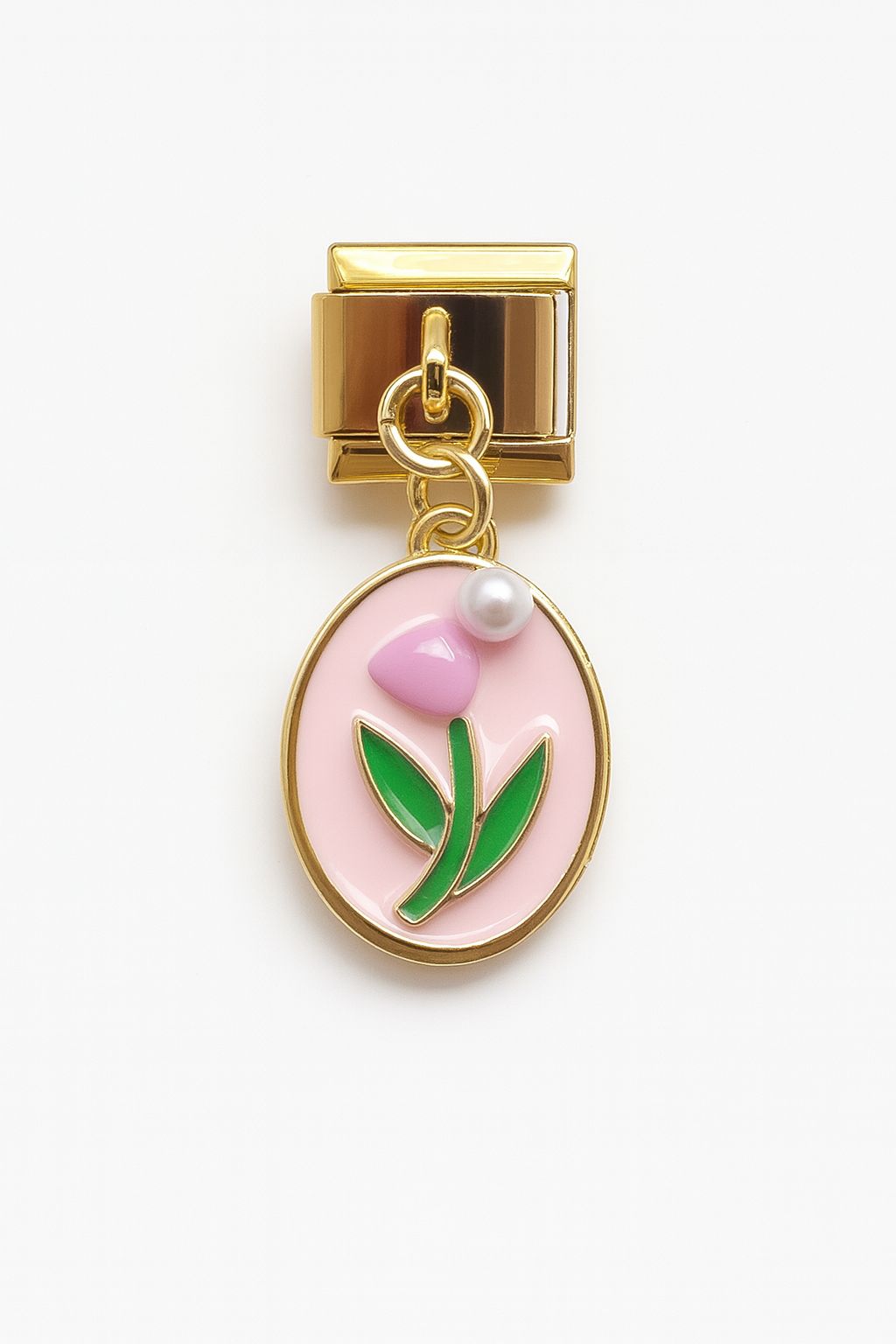 Pink Tulip charm