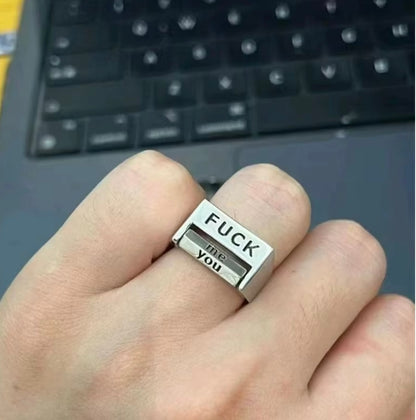 Love you/ Fuck you ring